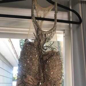 Stunning Long Halter Dress- Size 0